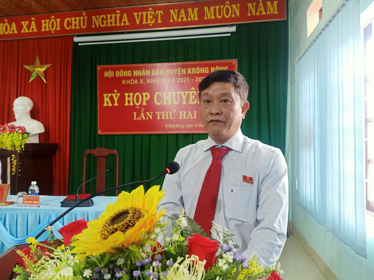 Kỳ họp Chuyển đề HĐND huyện Krông Bông khóa X nhiệm kỳ 2021 - 2026